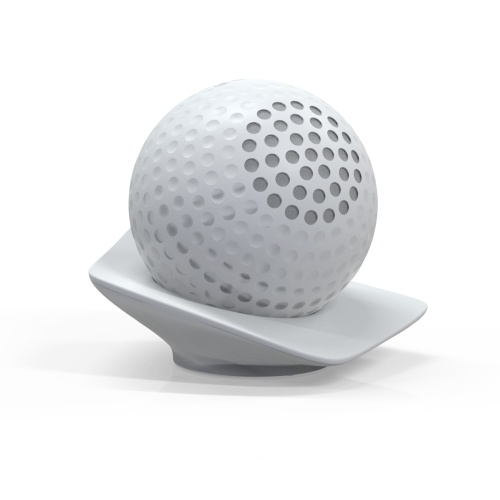 

Portable Wireless BT5.0 Speaker Exquisite Golf Ball Shape with Base AUX IN Wired Speaker Home Theater Sound Box Type-C Rechargeable