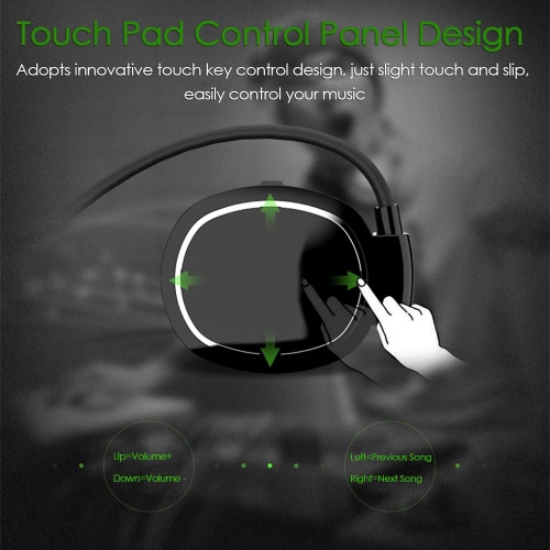 

TRANGU Bluetooth Headphone Ear-hook Stereo Bluetooth 4.1 Sport Headset Hands-free w/ Mic 10-Hours Music Time 10-Hour Talking Time