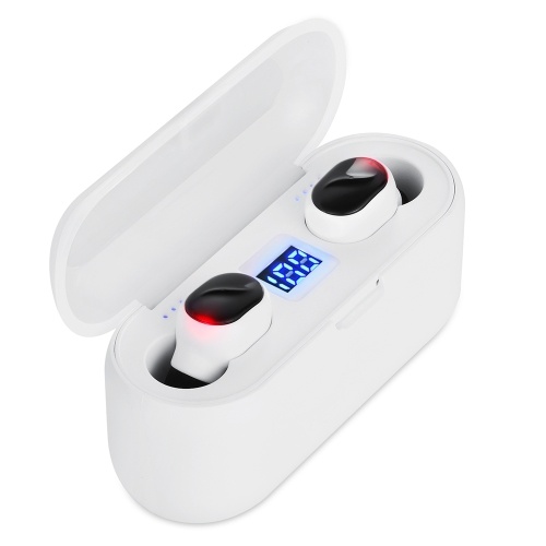 TWS Earbuds True Wireless Earphone Bluetooth Headphones Stereo Headset Hands-free with Mic 2000mAh Charging Box LED Display