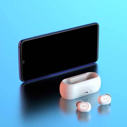 QCY T1C Bluetooth 5.0 TWS Earbuds True Wireless Headphones with Dual Mic Popovers Fast Pairing In-ear Earphones Twins Sports Headset Charging Box
QCY T1C Bluetooth 5.0 TWS Earbuds True Wireless Headphones with Dual Mic Popovers Fast Pairing In-ear Earphones Twins Sports Headset Charging Box