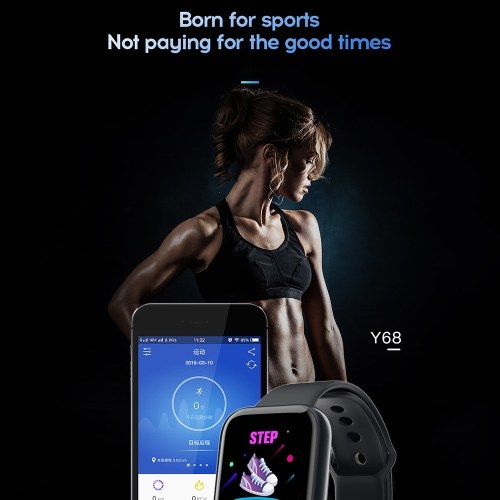 

1.3 Inches Touchscreen Smart Bracelet Heart Rate Blood Pressure Multi-Sport Mode BT Watch IP67 Waterproof Smartwatches for Men Women Compatible with Android/ iOS