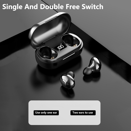 

BT Earphones Intelligent Charge Warehouse Digital Display Mini No Wire BT Sports Earphones