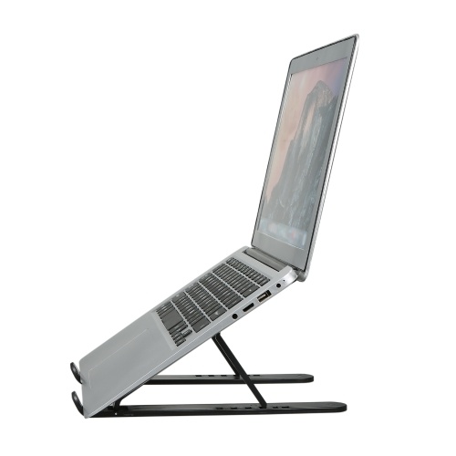 

Tabletop Foldable Laptop Stand 6 Levels Adjustable Laptop Riser Portable Ventilated Cooling Laptop Stand