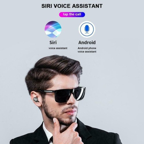 

F9 True Wireless Headphones Bluetooth 5.0 TWS Earbuds Touch Control Sweatproof Sports Headset 1200mAh Charging Box Battery Power Display with Microphone USB Output