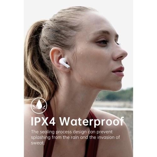 

IPX4 Waterproof BT 5.0 Headset Built-in Binaural Speaker with 500mAh High Capacity Rechargeable Batterys Storage Box