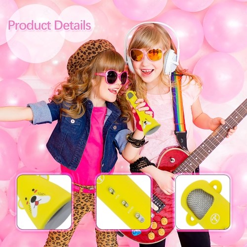 

TOSINGX3 Wireless Bluetooth Karaoke Microphone for Kids Birthday Gifts for Girl Teens Boys Bluetooth Child Karaoke Machine