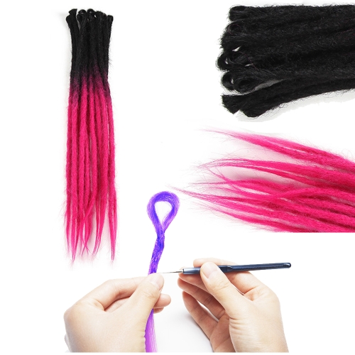 

Crochet Braiding Hair Jumbo Braids Fashion Women Grey Synthetic Ombre Gradient Color