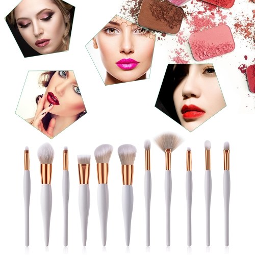 GUJHUI 1Pc Pennello per il trucco del viso Cosmetico Lip Foundation sopracciglio Blush Powder Brush Spazzole Strumenti di bellezza