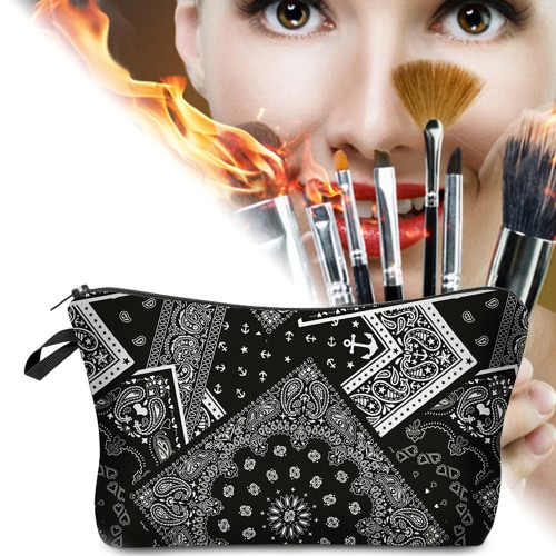 

Cute Fashion Travel Cosmetic Bag Makeup Case Multifunction Toiletry Zipper Wash Organizer Pouch Storage
