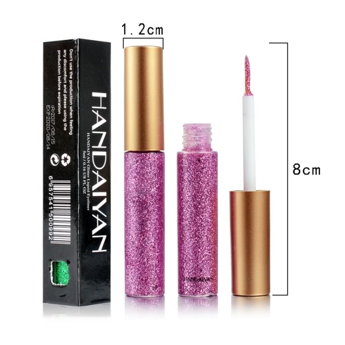 

10 Colors Glitters Eyeliner Makeup Women Shiny Long Lasting Eye Liner Cosmetic Eyeshadow Tool Waterproof Shimmer Pigment Liquid HA