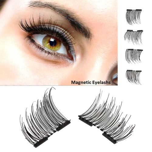 

European and American Hot Style 3D Magnetic False Eyelashes With No Need for Glue Double Magnet