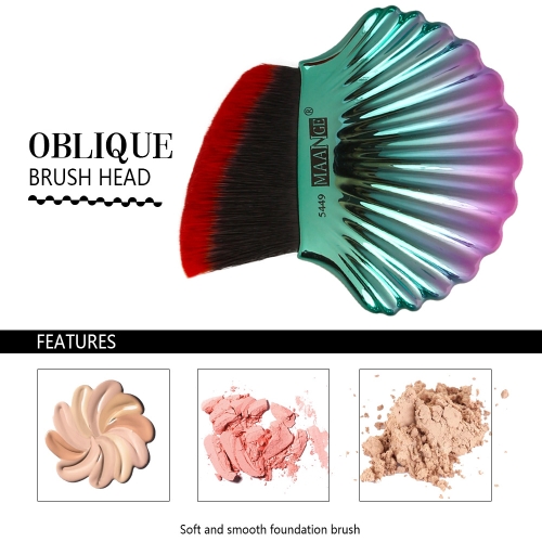 

Hot Fashion New Shell Design Cosmetic Soft Brush Several Colors
