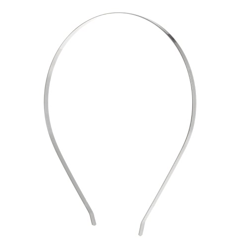 

20 Pcs DIY Headbands Tiara Base Hairdbands Women Girls Hair Clasps Silvery Metal 5mm