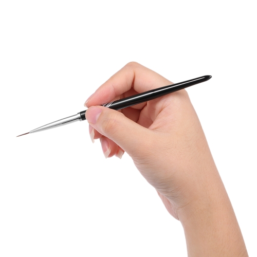 

Nail Art Painting Brush Nail Pen Crystal Acrylic Nail Art UV Gel Painting Line Brush Nylon Hair Pen Manicure Nail Liner Tool 7mm