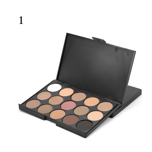 

Brand New 15 Color Matte Pigment Glitter Eyeshadow Palette Косметический макияж Set Nude Eye Shadow