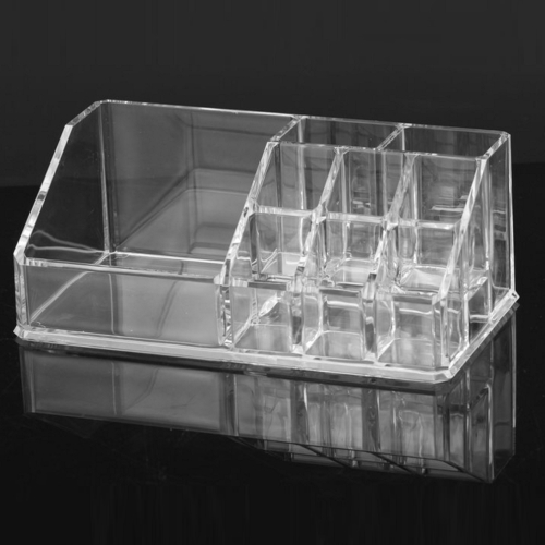 

Makeup Organizer Cosmetic Lipstick Holder Case Make Up Transparent Storage Box