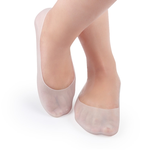 

1Pair Footful Full Length Силиконовый гель Увлажняющий носок для ухода за ногами