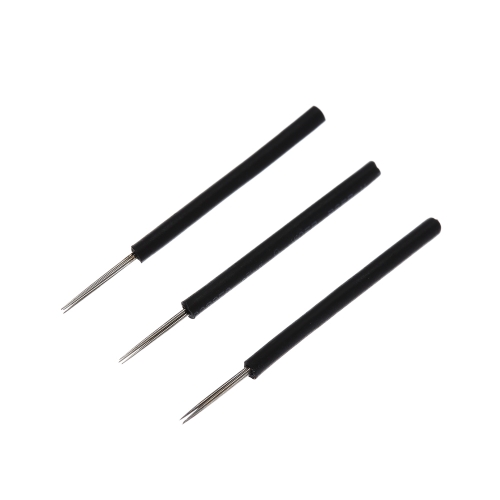 

50Pcs брови татуировки иглы для ручного татуировки Pen Microblading Pen постоянного татуировки иглы одноразовые стерилизованные иглы татуировки