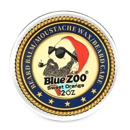 

Blue ZOO Moustache Wax All-Natural and Organic Beard Conditioning Balm Beard Care For Men Beard Growth