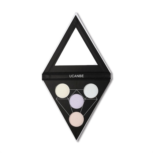 Ucanbe Triangle Eyeshadow Makeup Palette Shade Eye Lip Face Makeup Shimmer Shine Powder Eye Shadow