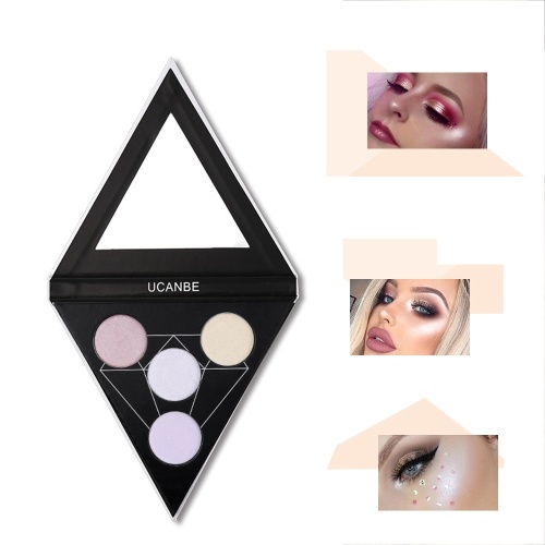 

UCANBE Triangle Eyeshadow Makeup Palette Shade Eye Lip Face Makeup Shimmer Shine Powder Eye Shadow