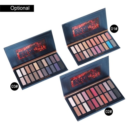 

BEAUTY GLAZED 20 Colors Eyeshadow Makeup Palette Shimmer Matte Pigmented Pressed Eyes Shadow Natural Long Lasting Cosmetic