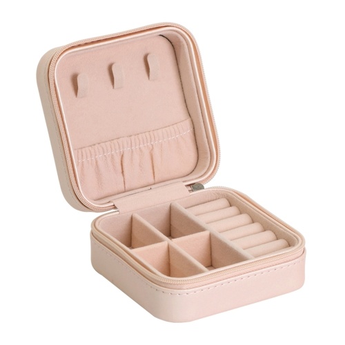 

Small Portable Travel Jewelry Box Organizer