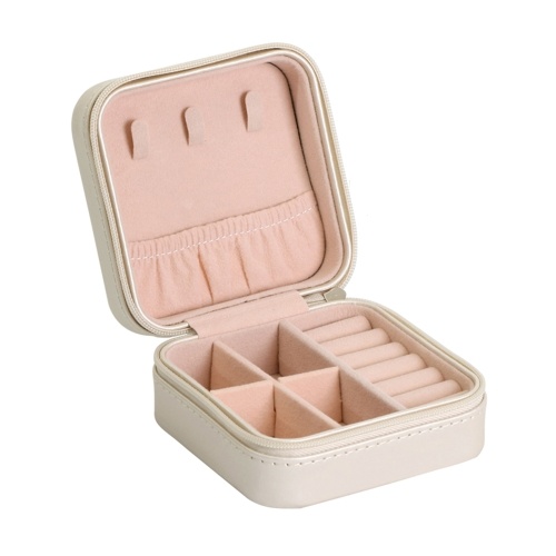 

Small Portable Travel Jewelry Box Organizer