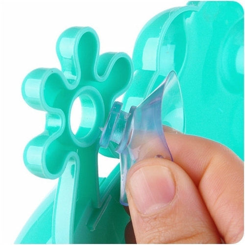

silicone bug toothbrush holder. Suctions to bathroom wall to make brush time more fun for everyone in the family.