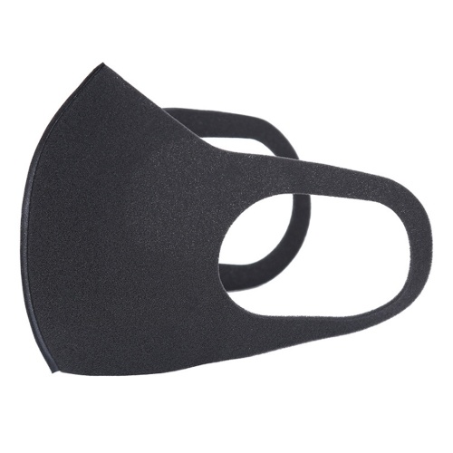 Maschere per la bocca nere Maschere per il viso in poliestere antipolvere traspiranti unisex Maschere lavabili riutilizzabili anti-inquinamento Protezione della bocca