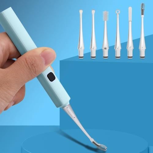 

Luminous Ear Spoon USB Interface White Soft Light with 5X Magnifying Glass Earwax Cleaning
