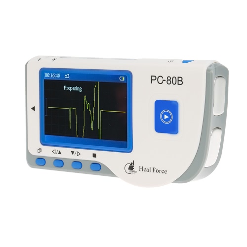

Heal Force PC-80B Professional Easy ЭКГ монитор ЭКГ Мониторинг машины LCD монитор сердца Здоровье Легко Ручной портативный USB Непрерывная функция измерения