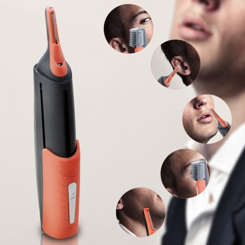 Multifuncional portátil micro pessoal touch shaver clipper trimmer com luz lde