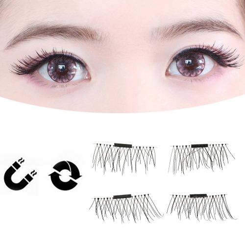 

European and American Hot Style 3D Magnetic False Eyelashes With No Need for Glue Single Magnet