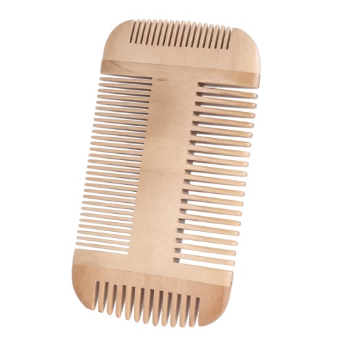 

Men's Beard Hair Sandalwood Mustache Tooth 4 Sides Male Facial Hair Comb