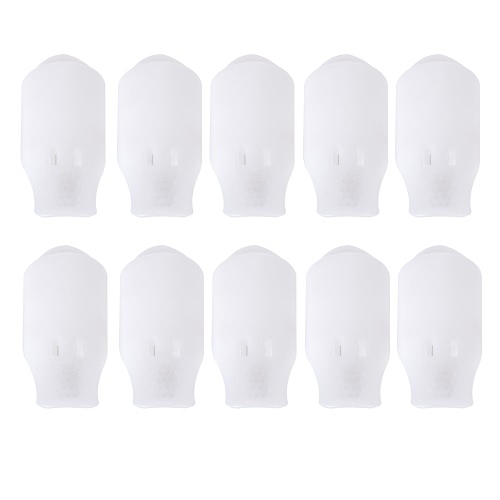 

10pcs Nail Polish Remover Soak Off Cap UV Gel Polish Remover Wrap Clip for Foot Use Nail Art Soaker Clip Nail Cleaner Nail Art Tool