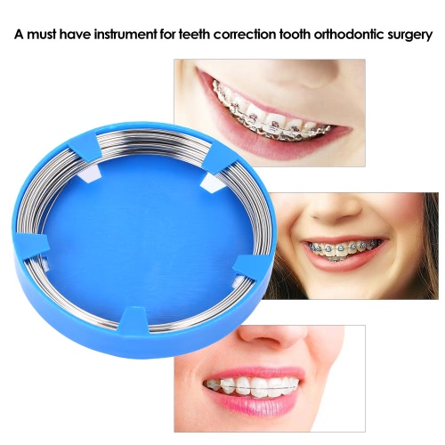 

Professional Dental Stainless Steel Wire Dental Tool for Teeth Correction Tooth Orthodontic Surgical Instruments 1.0mm