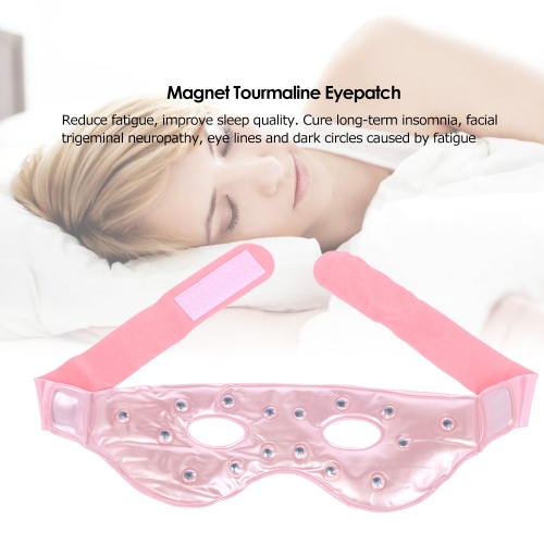 

1Pc Magnet Tourmaline Eyepatch Eyeshade Reduce Fatigue Anti Dark Circle Hot Cold Eye Mask Magnet Therapy Eye Cover Sleep Blinder f
