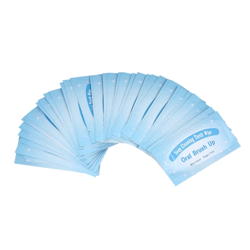 

50Pcs Wipes Dental Clean Отбеливание зубов для устной глубокой очистки