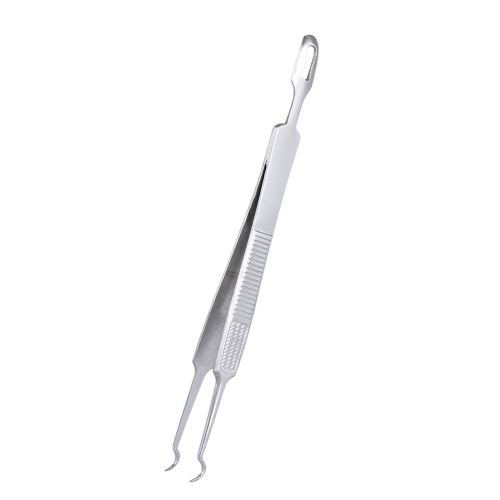 

Double-headed Stainless Steel Pimple Needles 2-in-1 Blackhead Removal Tools Acne Clip Tweezers Comedone Extractor Tool