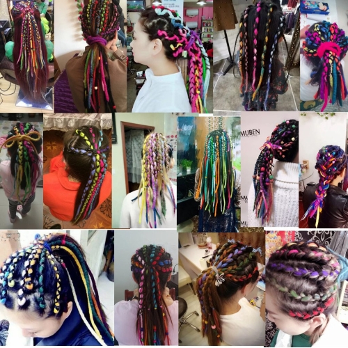 

Вязание крючком Плетение волос Jumbo Braids Мода Женщины Серый Синтетический Ombre Цвет градиента