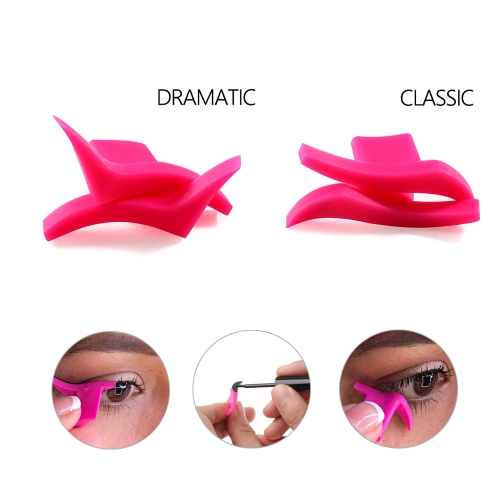 

2PCS Eye liner Mold Wing Stamps Kit Easy to Makeup Cat Eye Eyeliner Template Stamp Tool Maquiagem Beauty Portable Cosmetic Set Cla
