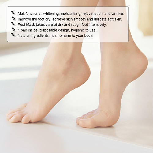 

1 Pair AIVOYE Foot Mask Dead Skin Remover Plant Essence Feet Care Whitening Moisturizing Peeling Feet Mask Membrane