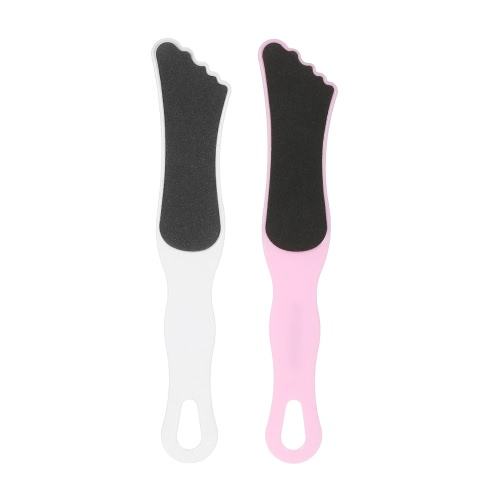 

2pcs ног рашпиль Double Side бездушной Remover Foot File Kit Hard Skin Удалить Foot шлифовальный инструмент Random Color