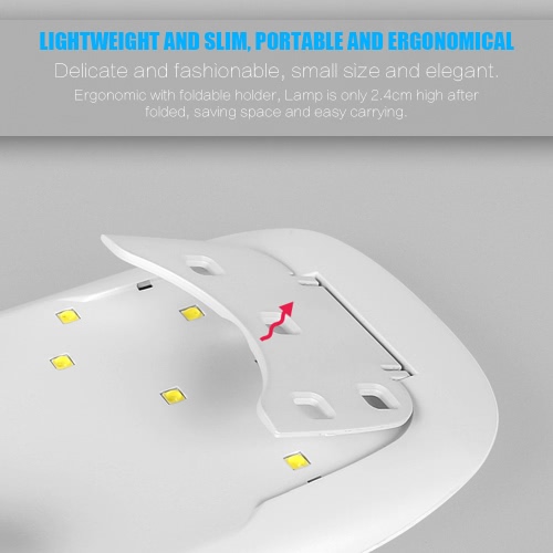 

18W UV LED Curing Lamp Portable Foldable USB Cable for Prime Gift Home Use 30s/60s Timer Setting Gel Nail Polish Dryer Machine f