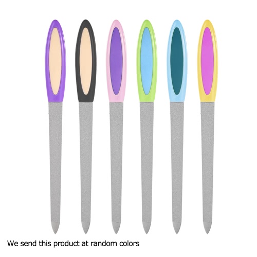 

3 Pcs Double-sided Nail File Stainless Steel Nail Filers Sanding Polishing Tool