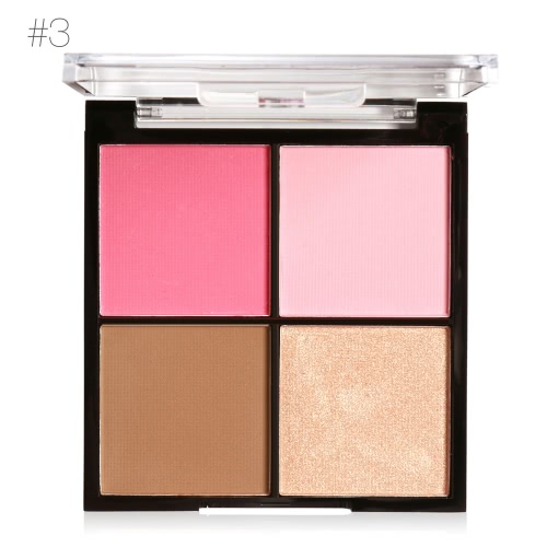 

MARIA AYORA 4 Цветная румяна Pallete Face Makeup Powder Face Blusher Порошковая палитра Косметическая румяна