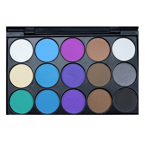 

Brand New 15 Color Matte Pigment Glitter Eyeshadow Palette Cosmetic Makeup Set Nude Eye Shadow