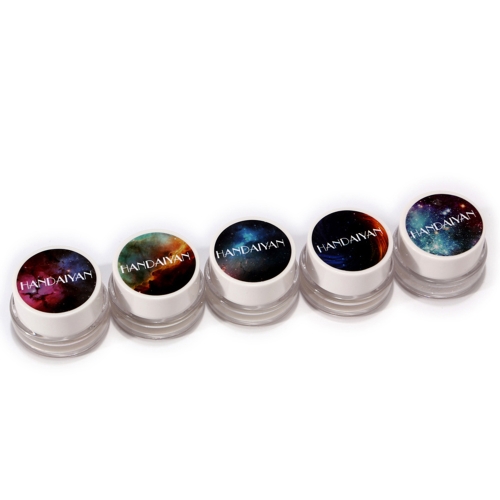 

HANDAIYAN 5 Colors Polar Lights Highlight Cream Make Up Длительный косметический крем для укрывателя Rainbow Highlighter Stick Palette Shimmer Highlighting Powder