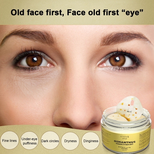 

AIVOYE Gold Osmanthus Eye Mask Anti Wrinkle Ageless Eye Mask Sleep Mask Dark Circle Eye Patches Face Care Mask Face Skin Care Whitening 60pcs